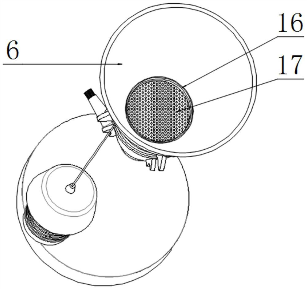 Anti-breakage and cut filter bottle structure based on chemical test