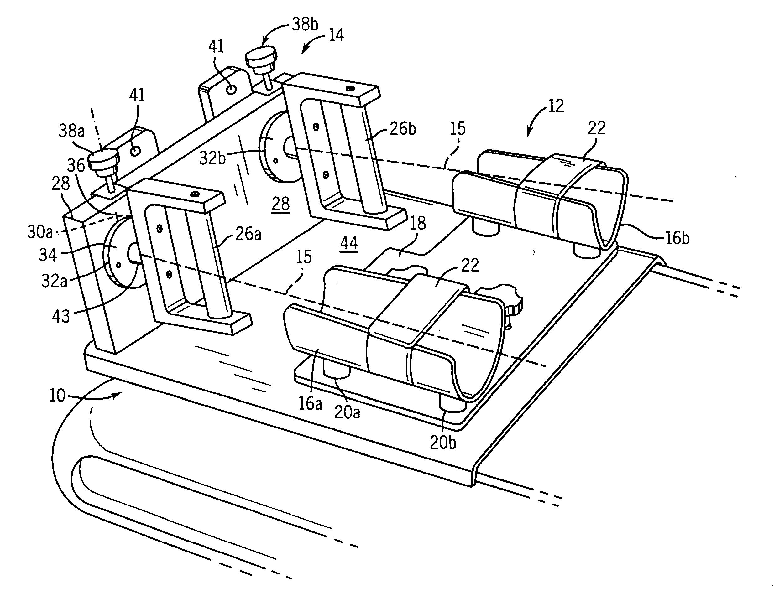 Method and apparatus for positioning a forearm for imaging and analysis