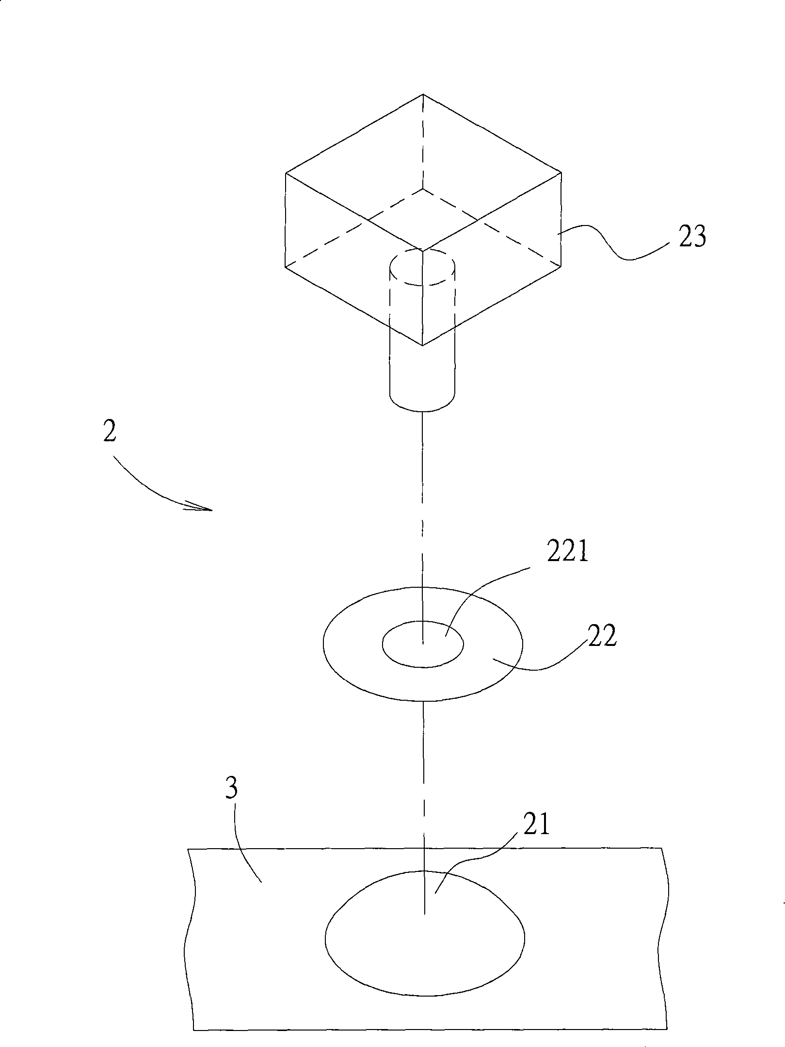 Curve lens detection system