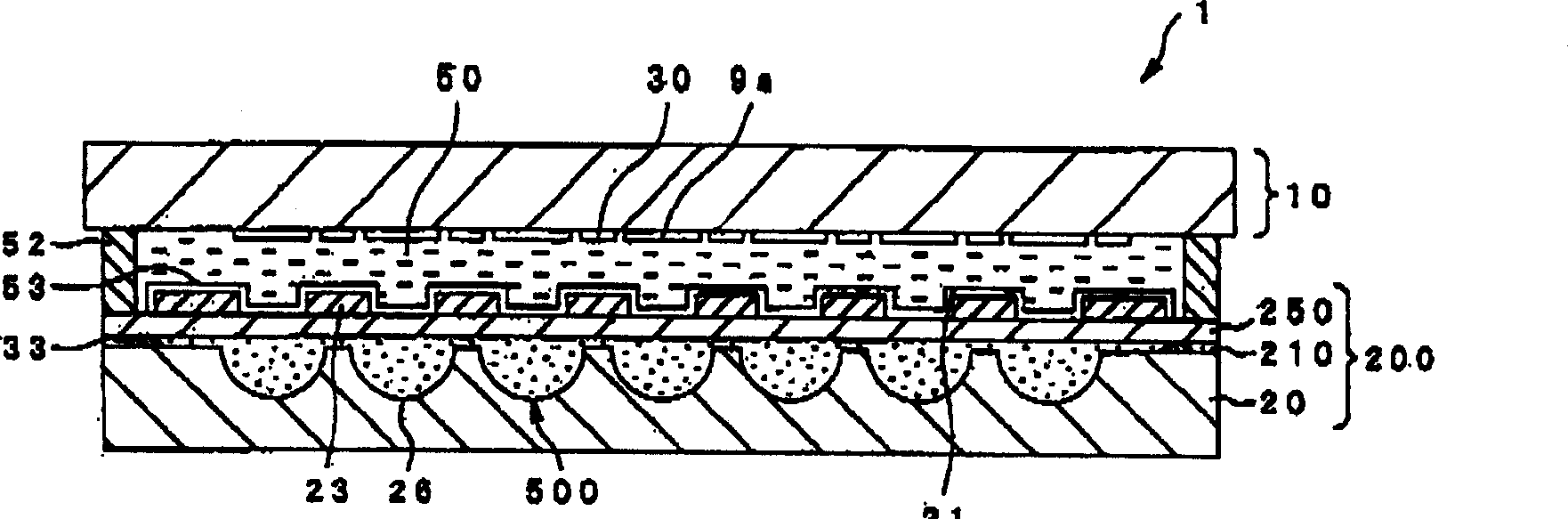 Electro-optical device, method of manufacturing the same, and electronic apparatus using electro-optical device