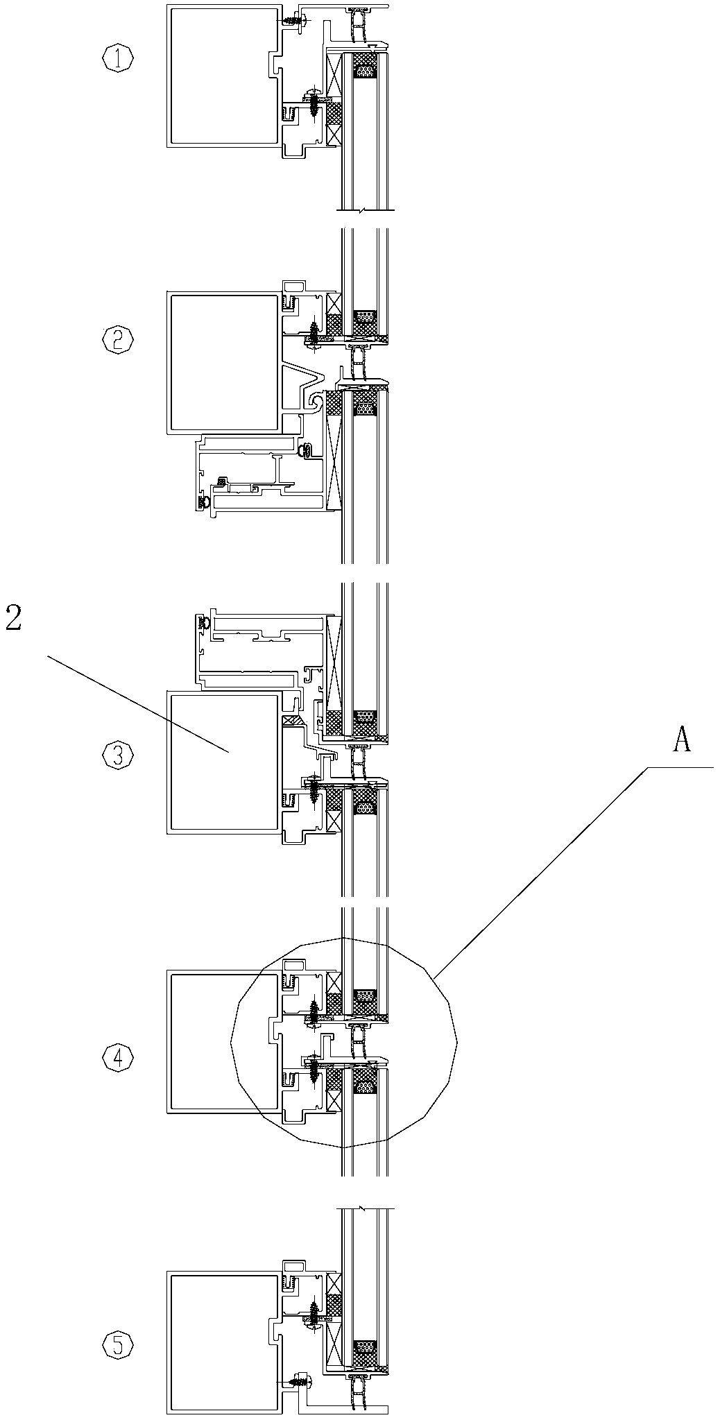 A Component Curtain Wall System Suitable for Dry Construction