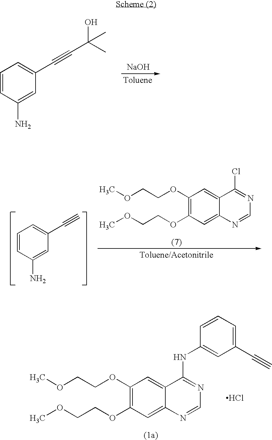 Novel process for the prepartion of erlotinib