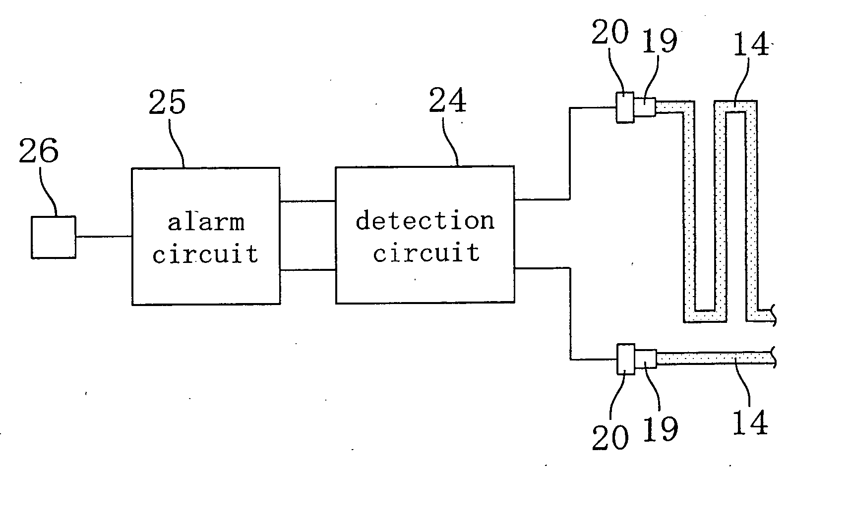 Damage detecting apparatus