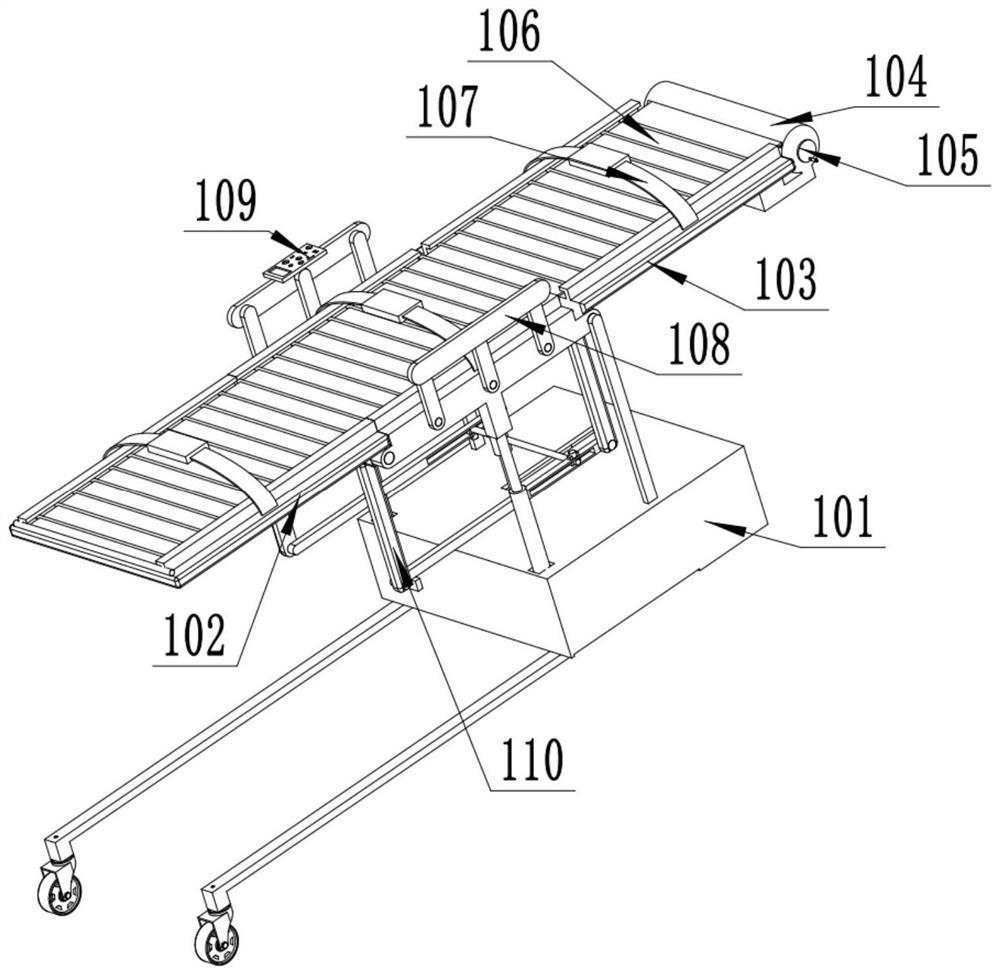 Automatic rescue stretcher