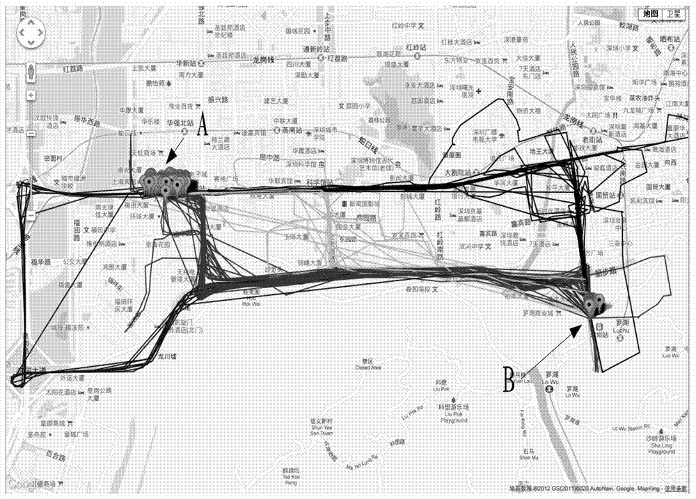 A method and system for denoising traffic trajectory data