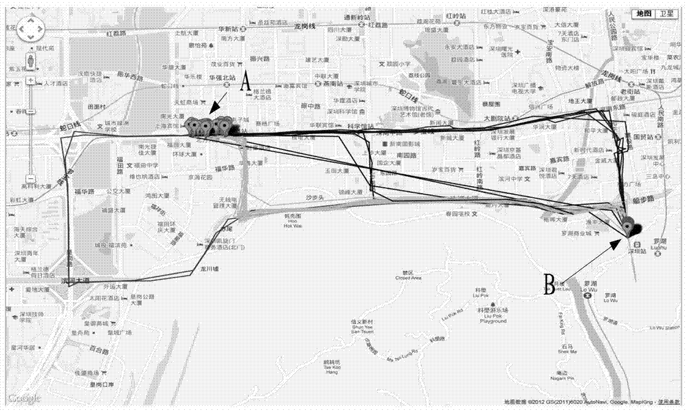 A method and system for denoising traffic trajectory data