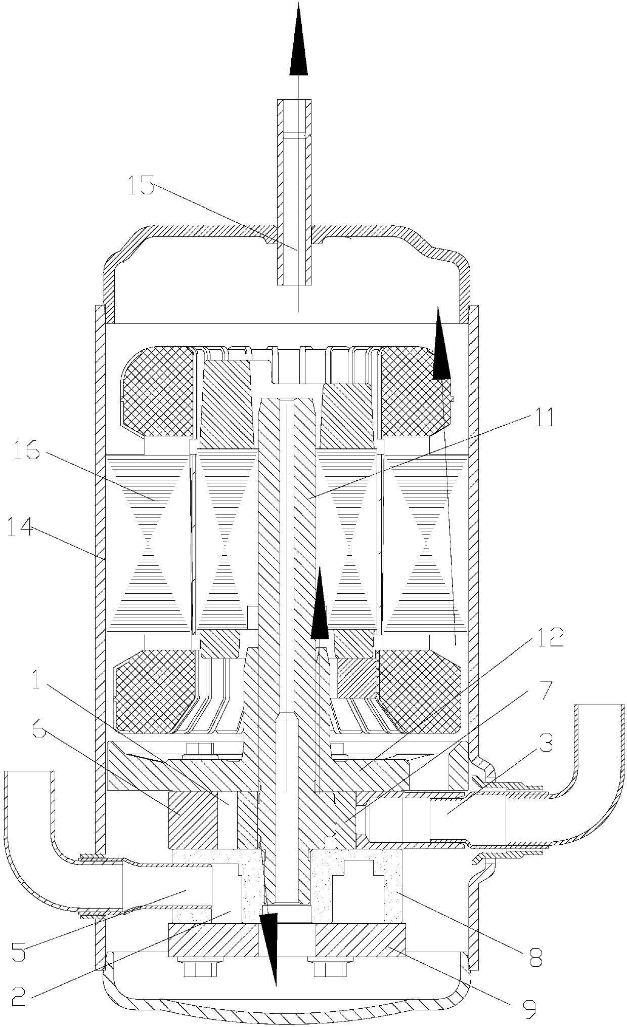 Rotary compressor and air conditioning system