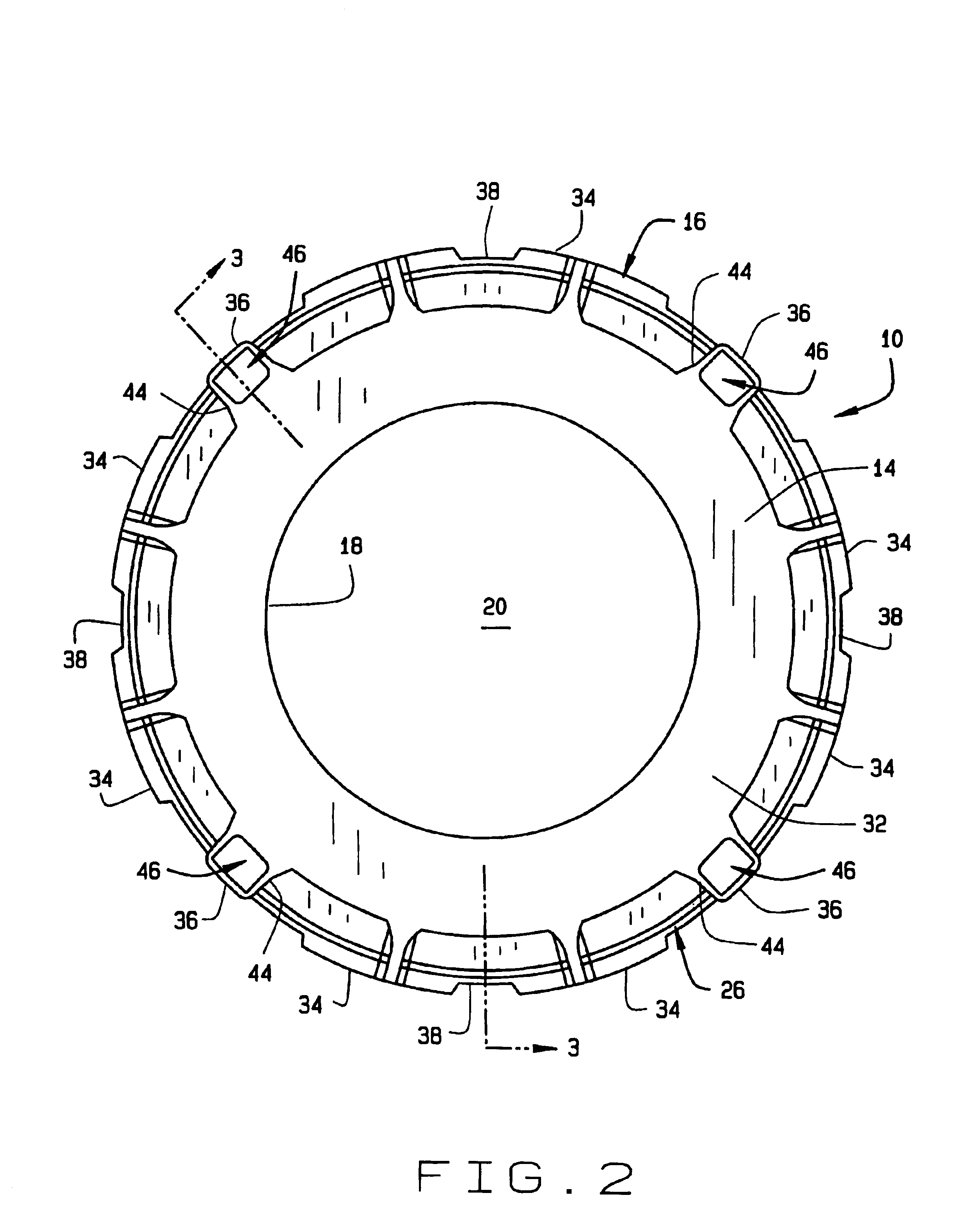 Dynamoelectric device air flow baffle shaped to increase heat transfer