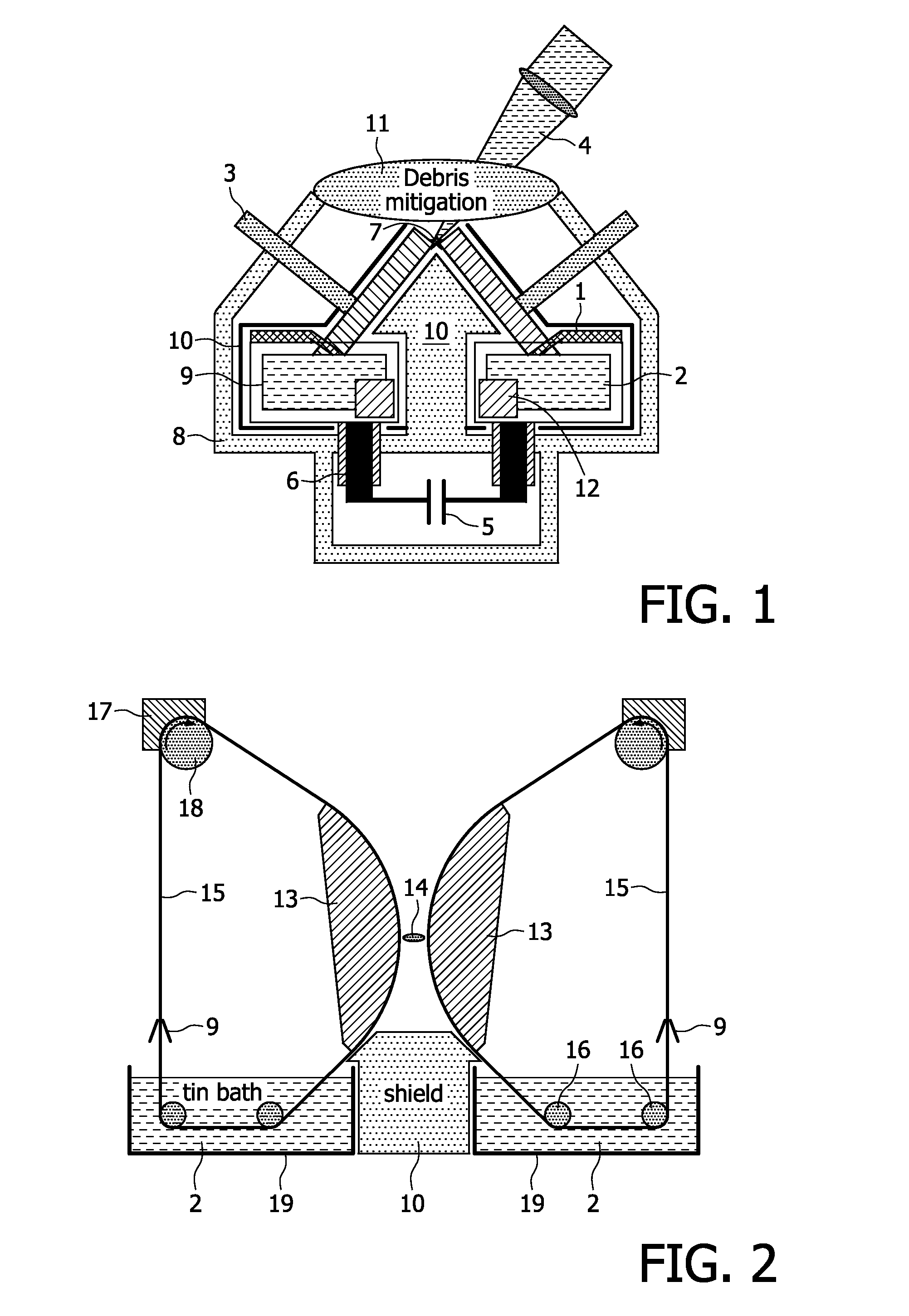 EUV plasma discharge lamp with conveyor belt electrodes