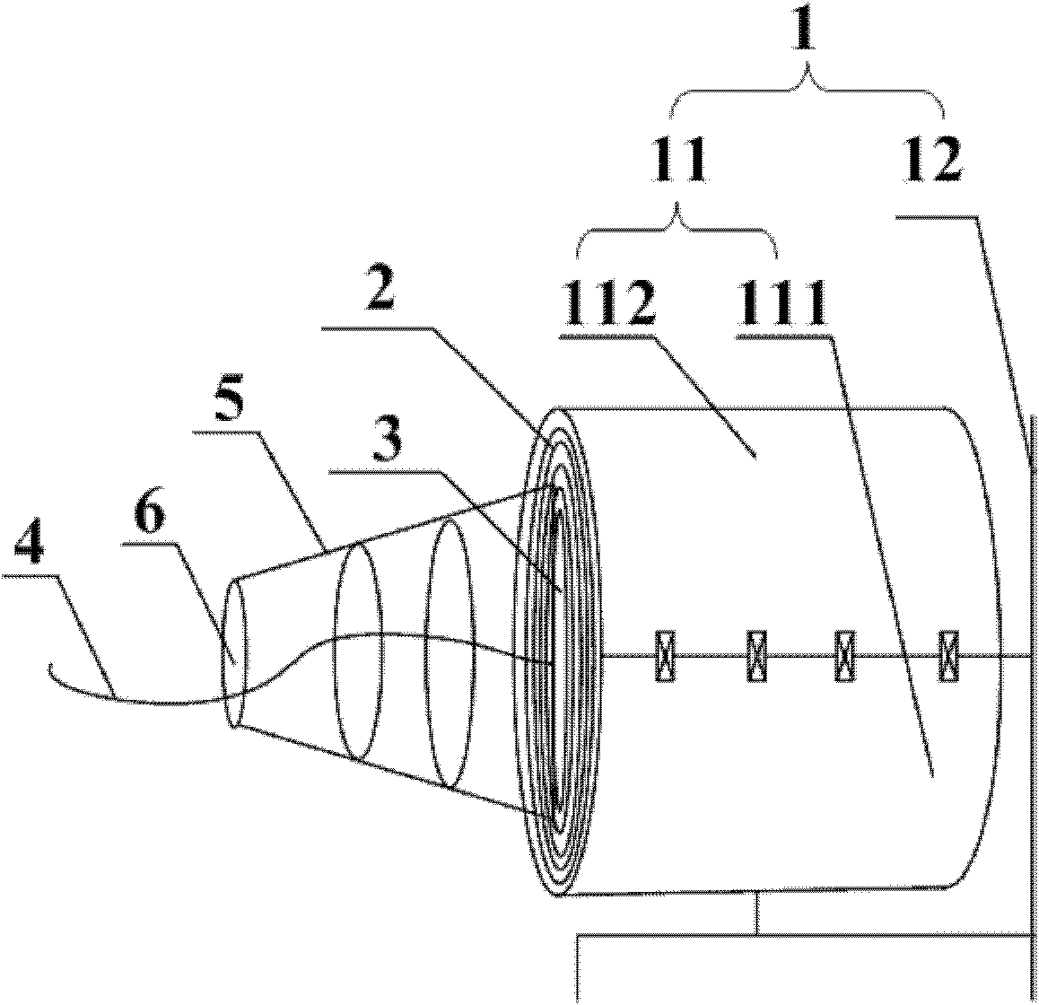 Steel twisted rope reeling off device