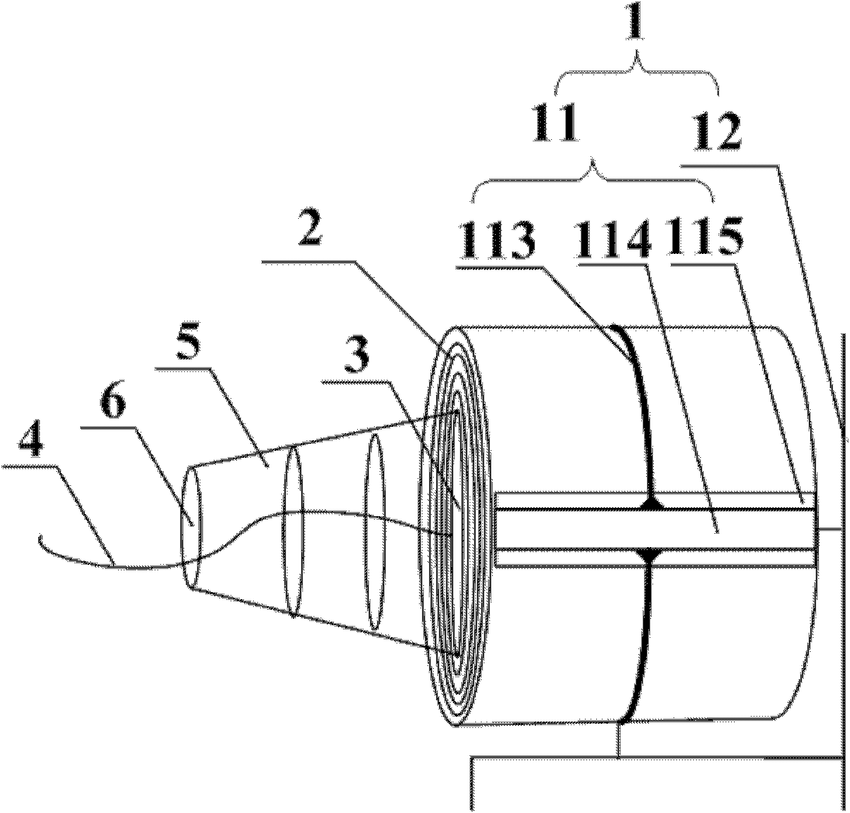 Steel twisted rope reeling off device