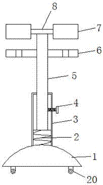 Adjustable medical infusion support