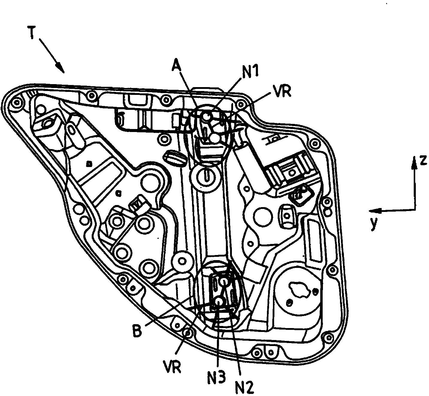 Assembly comprising at least two components that are fixed together