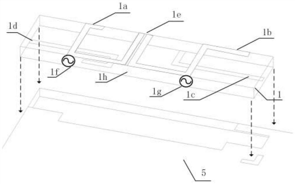 5G mobile terminal MIMO antenna based on chip integrated module