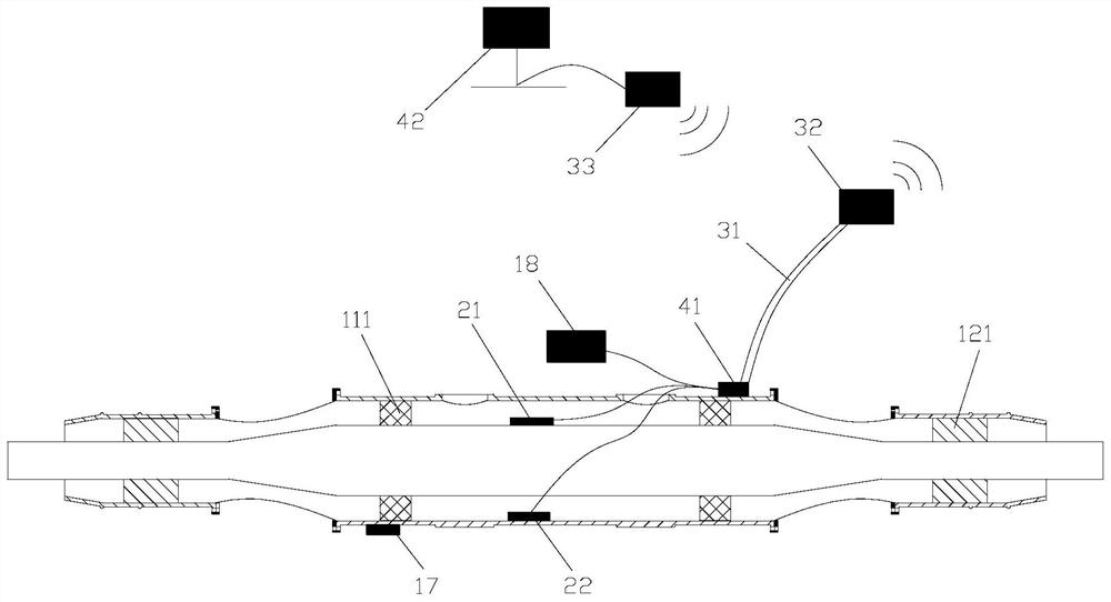 Cable joint monitoring system based on multi-parameter sensing explosion-proof box