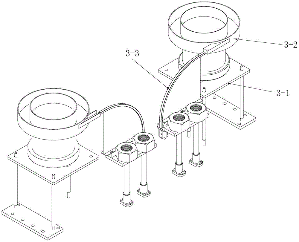 An automatic feeding and assembling system for light guide body in automobile interior decoration