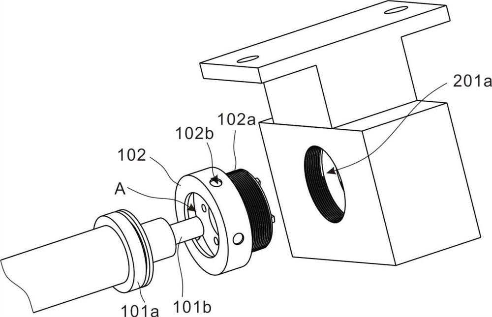 A detachable lighting tube with convenient fastening connection