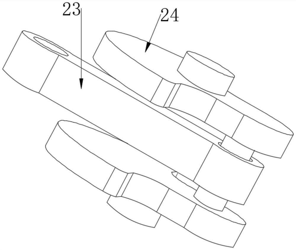 Feed treatment device for animal husbandry