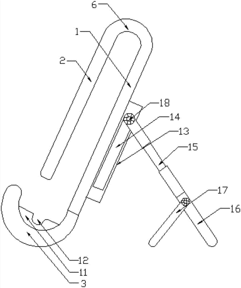 Portable tablet computer bracket with good stability