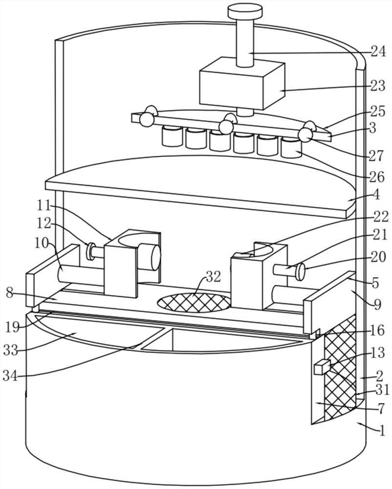 Instrument fixing and placing equipment