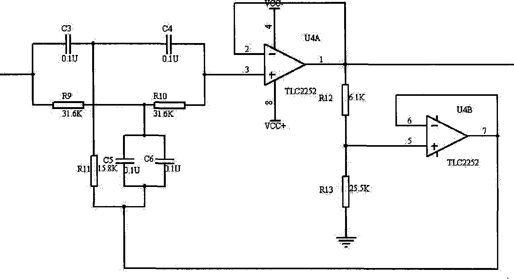 Detection circuit for high-performance brain electrical signal of brain-machine interface