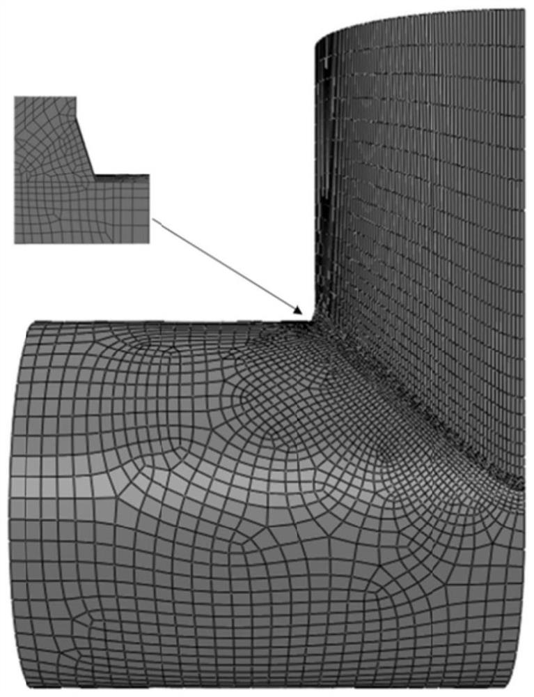 Three-way intersecting line welding temperature field numerical simulation and prediction method and system, and medium