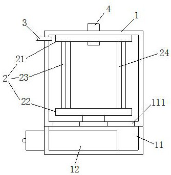 Centrifugal sedimentation-based filtering device for sewage treatment