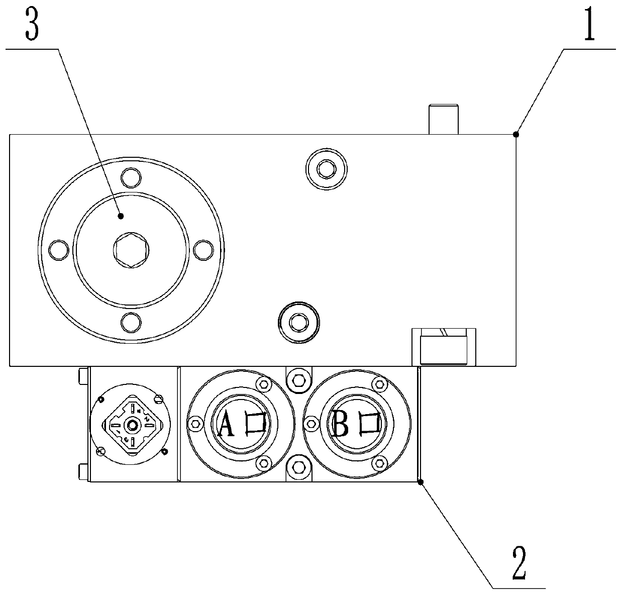 Electro-hydraulic multi-speed cushion valve capable of being used for near-water medium