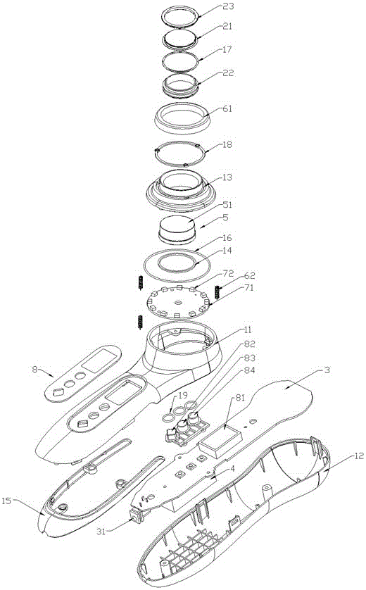 Handholding cosmetic instrument