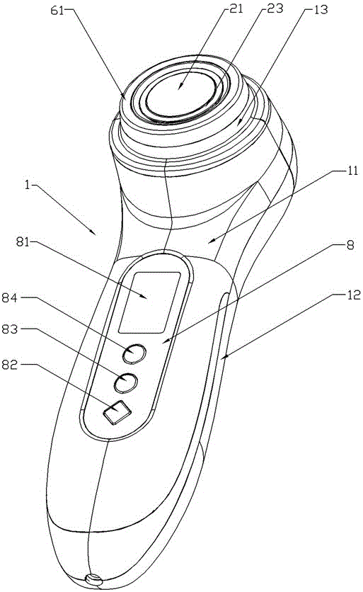 Handholding cosmetic instrument