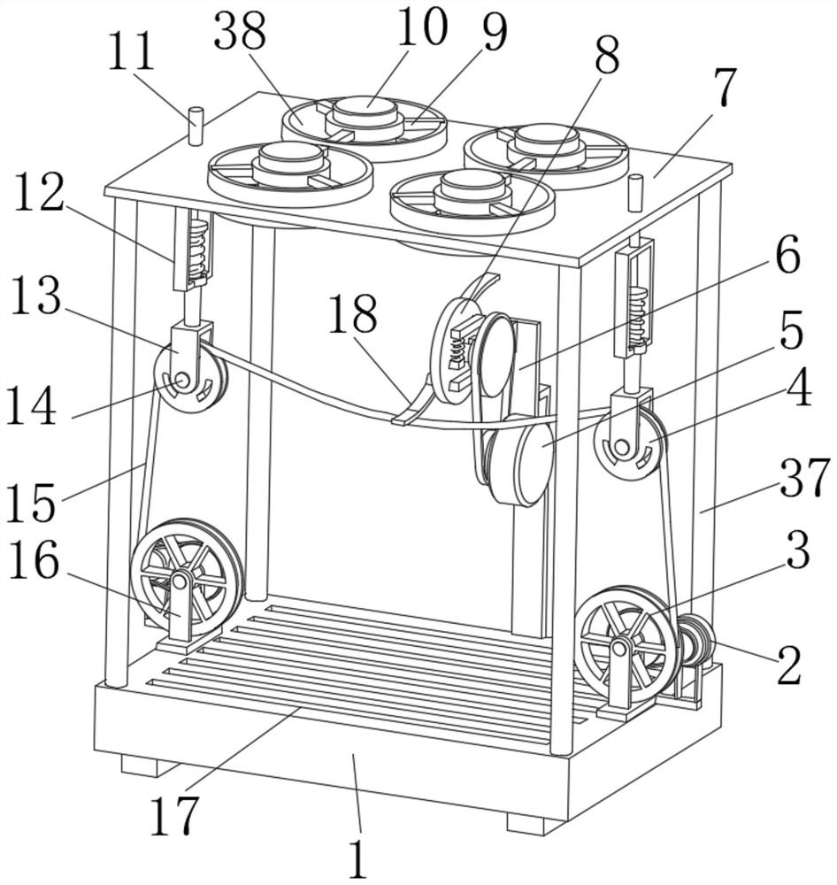 Cable surface dewatering device for cable production line