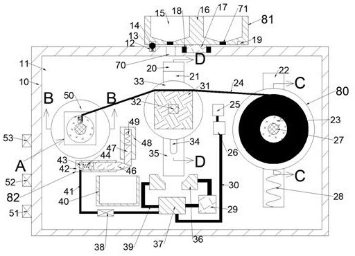 Coating color test display device