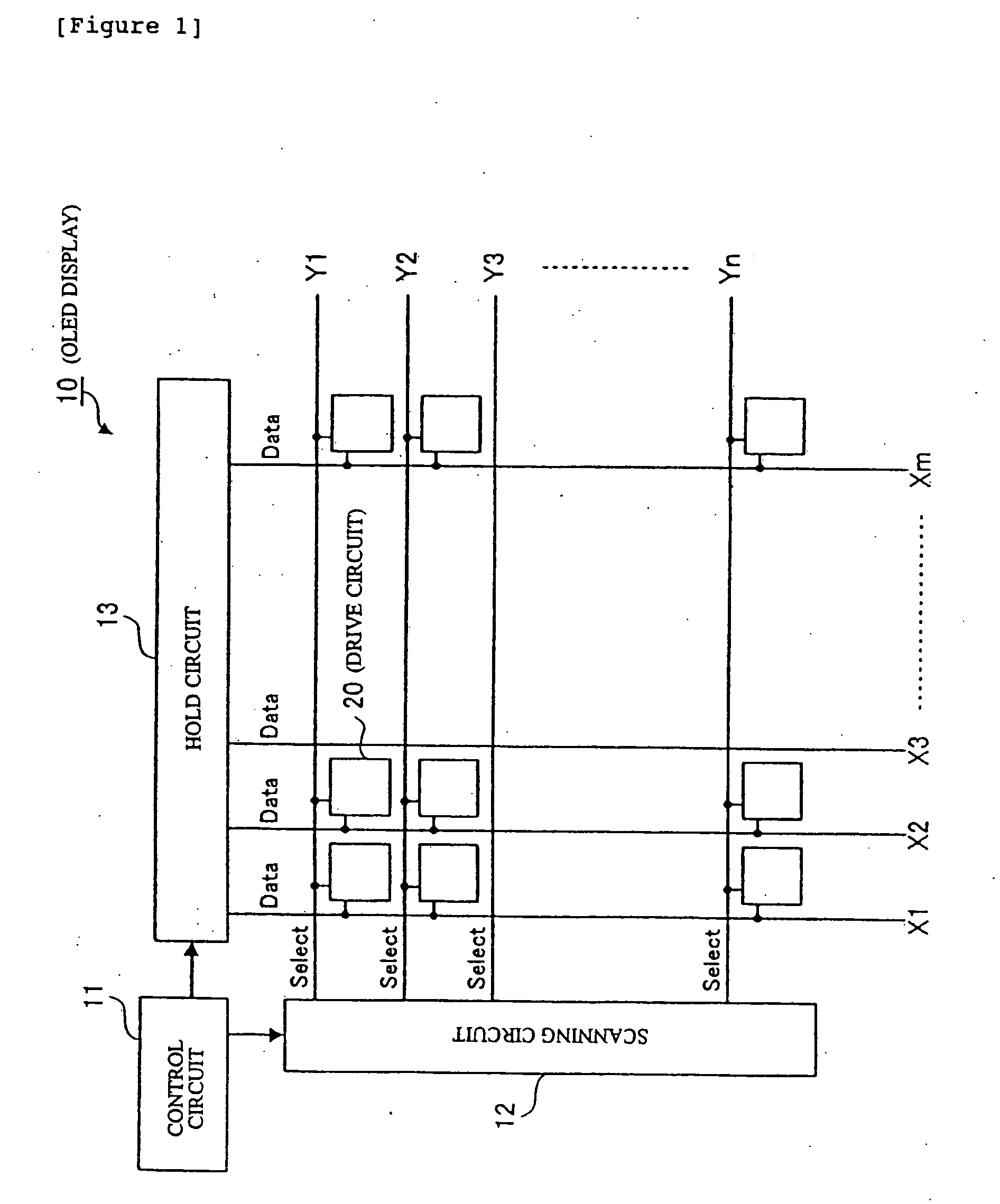 Display unit, drive circuit, amorphous silicon thin-film transistor, and method of driving OLED