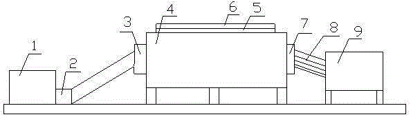 Guniting corn bran preparation method and production system