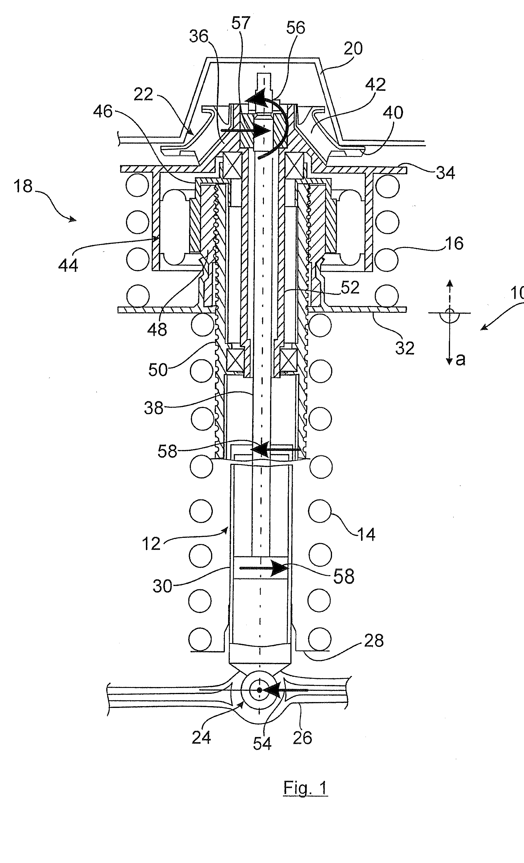 Body-Side Suspension Strut Bearing For Wheel Suspensions