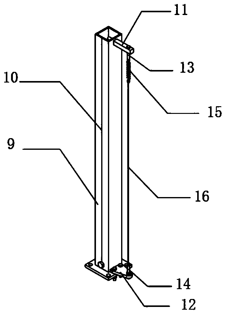 A catamaran model towing test device