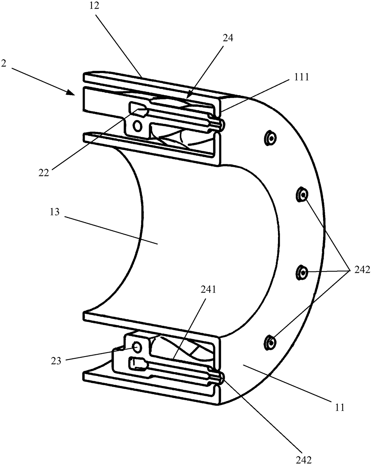 Engine, fuel nozzle and collector ring