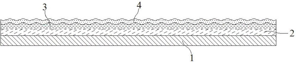 Exhaust type embossed substrate applied to release paper