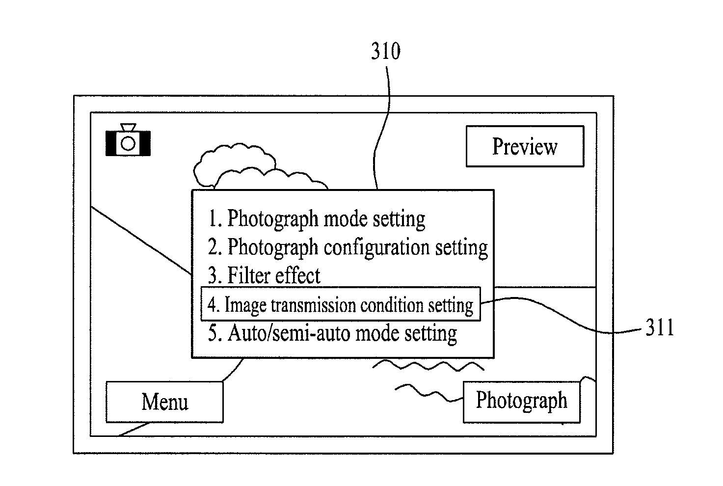 Mobile terminal and image transmitting method therein