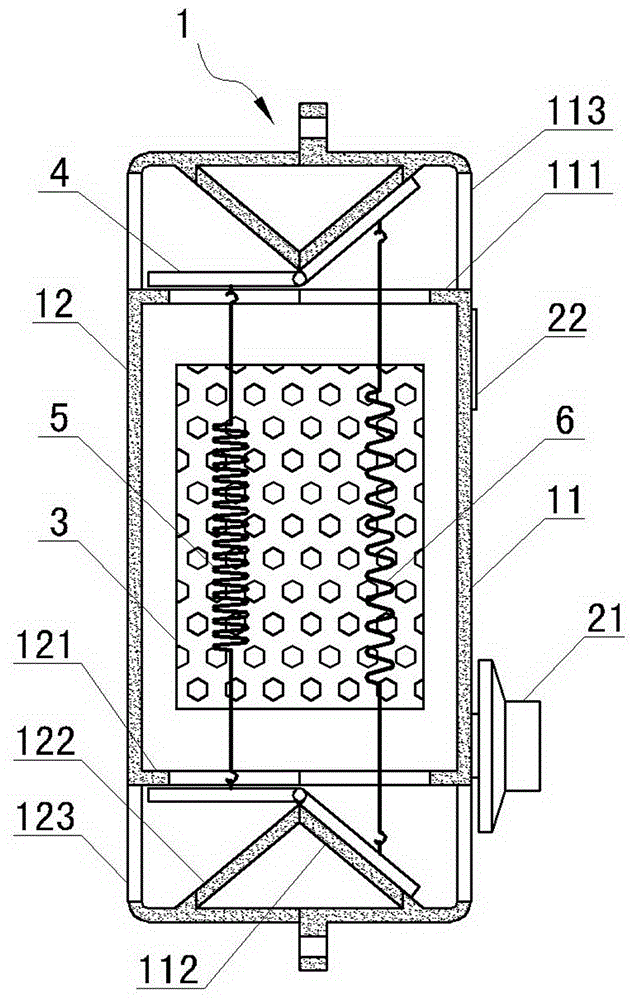 Dehumidifier embedded on cabinet body for usage