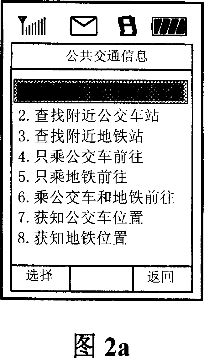 Mobile communication terminal and public transit information service method based on same