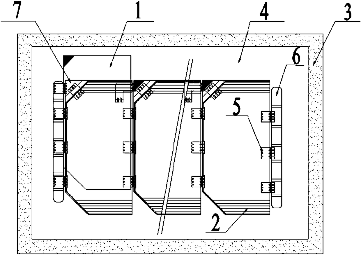 Space electrostatic protection solar cell array interconnection packaging structure and method