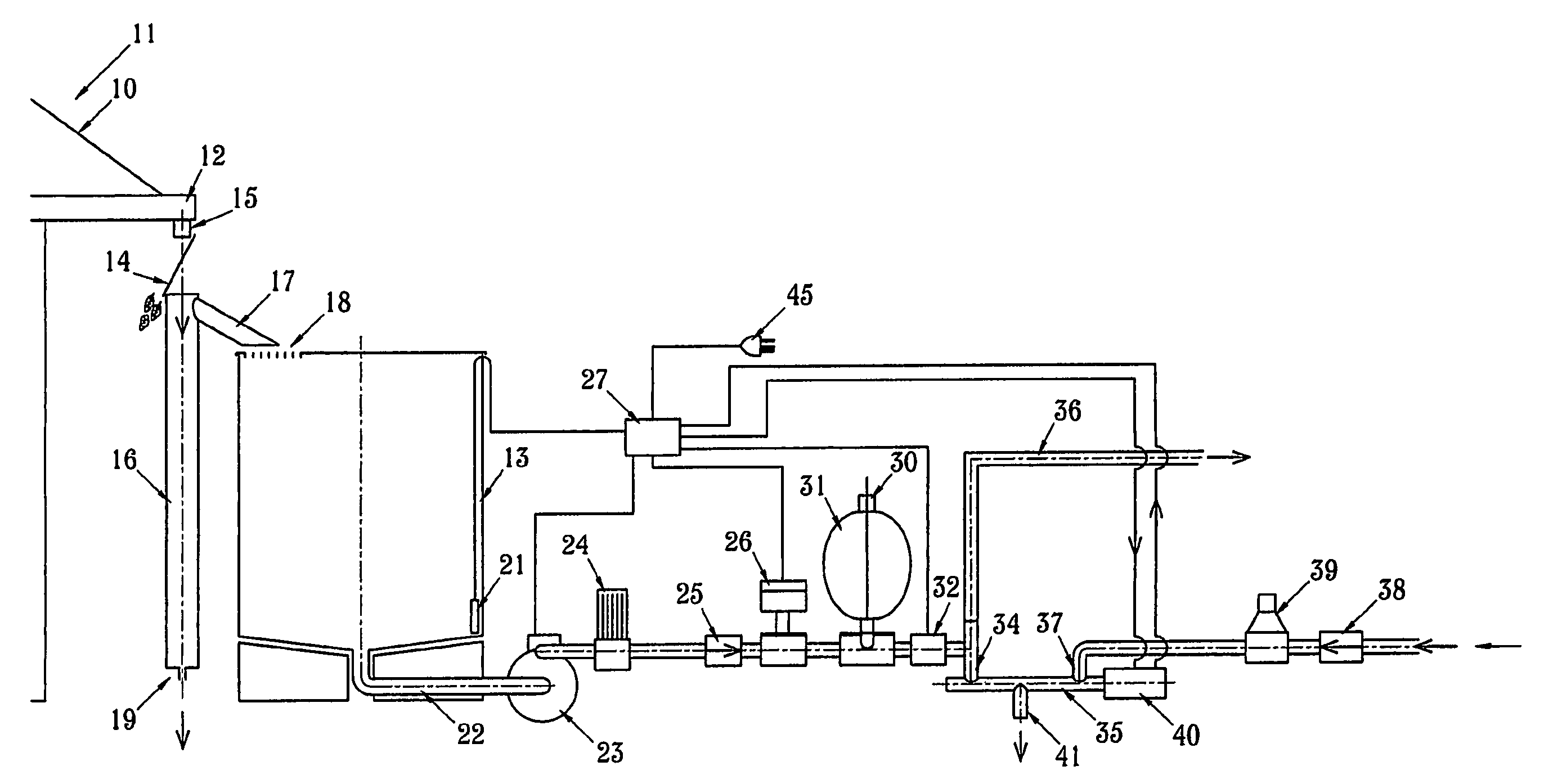 Supplying water to a reticulation system from different sources