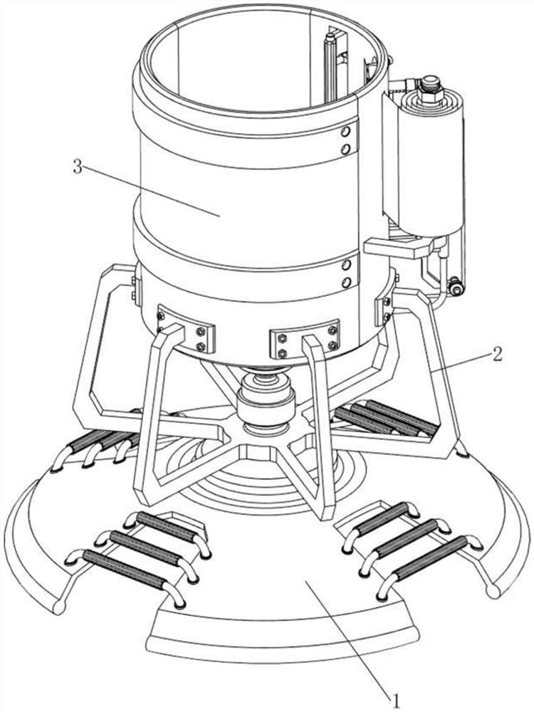 Outer wall labeling device for empty fermented bean curd can