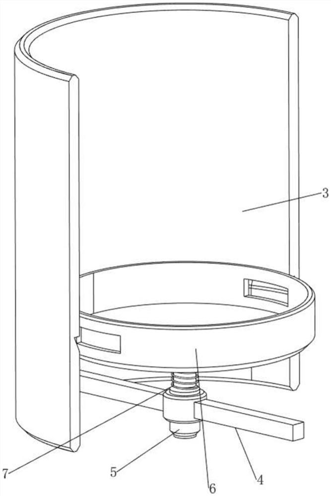 Outer wall labeling device for empty fermented bean curd can