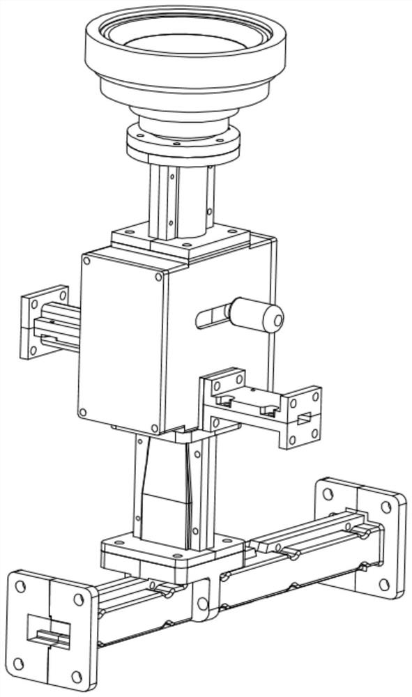 A ku/ka ultra-wide dual-frequency composite feeder network system