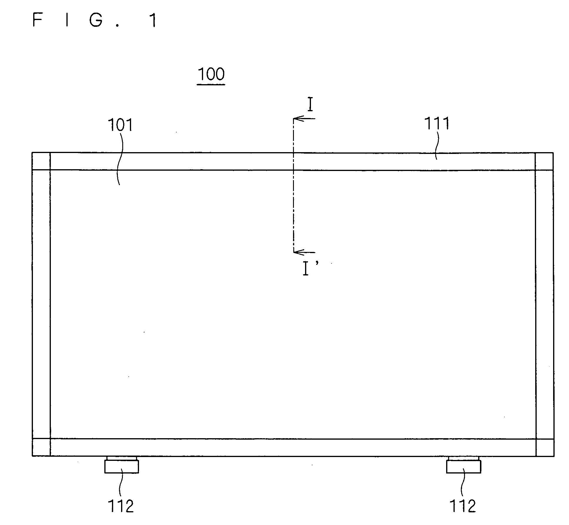 Package structure for display device