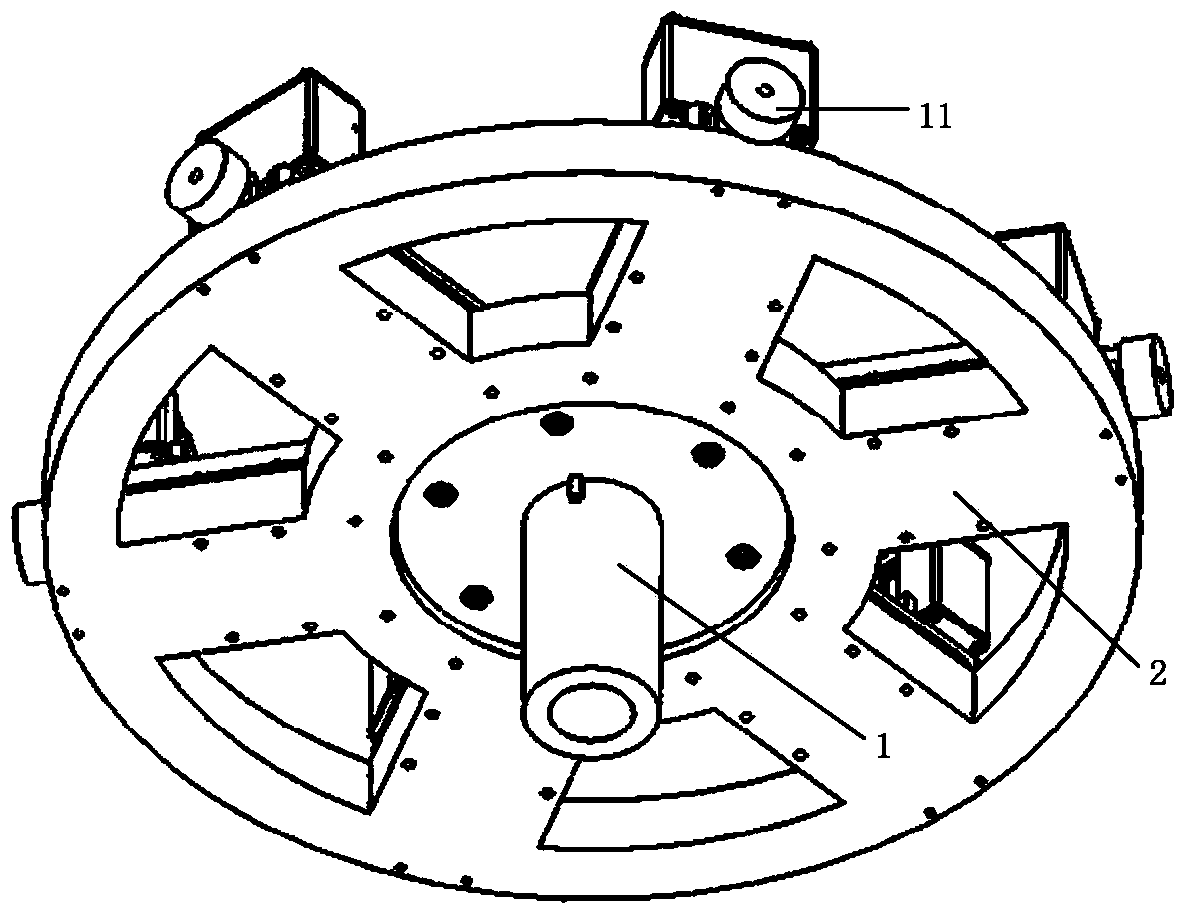 Magneto-rheological high-precision positioning device and magneto-rheological removing function transformation method