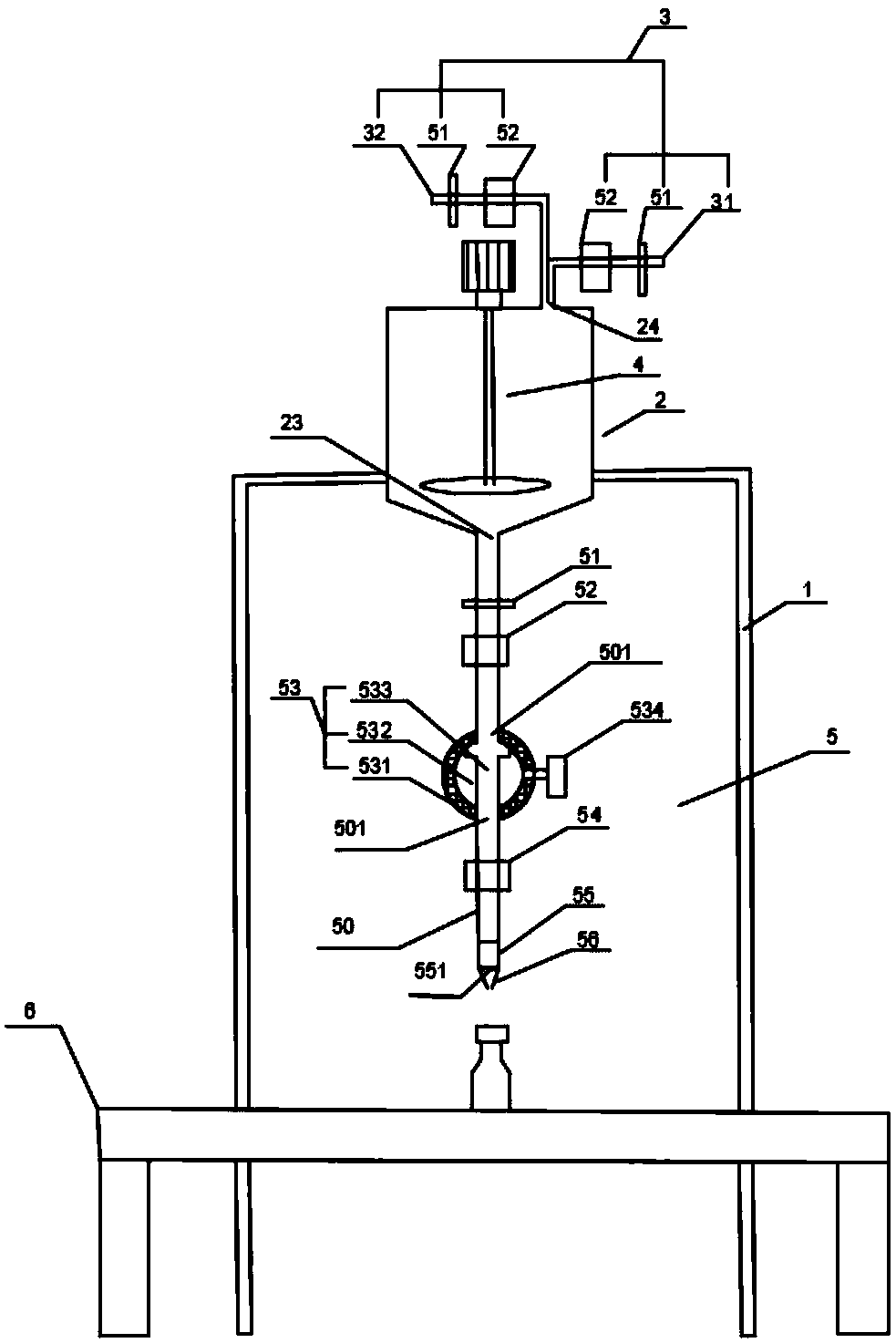 Automatic filling equipment for emulsion skin care product