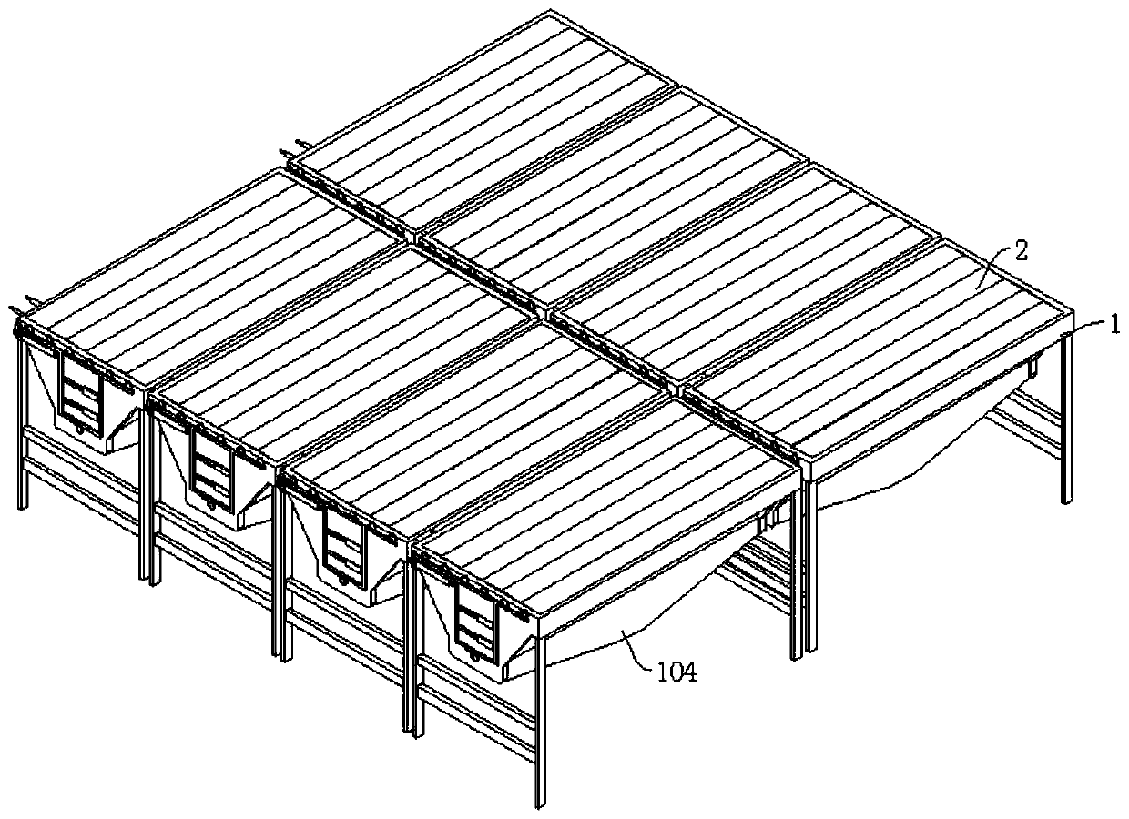 Crop airing device